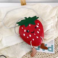 Vaikams Vaikams Merginoms Mieli animacinių filmų Braškių Messenger Crossbody pečių krepšiai One Size