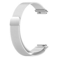 Plieninis Milano magnetinis dirželis, skirtas Huawei Band 7 7NFC išmaniajai apyrankei, keičiama apyrankė, skirta Huawei Band7 metaliniam riešo dirželiui For Huawei Band 7 sidabras