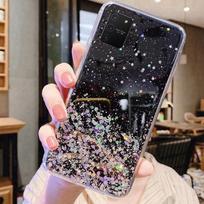 Blizgantis telefono dėklas samsung galaxy NOTE 10 Lite Silikoninis minkštas dėklas Pilnas apsauginis dangtelis Samsung note10 lite N770F DS Galinis dangtelis For Samsung N770F DS juoda