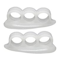 2Pcs Silica Gel Toe Separators Stretchers Alignment Bunion Pain Relief Feet Care
