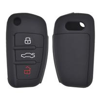 3 mygtukų silikoninis automobilio nuotolinio valdymo pultelio dėklas, skirtas A1 S1 A3 S3 A4 A6 RS6 TT Q3 Q7 2005 2006 2007 2008 2009 - 2013