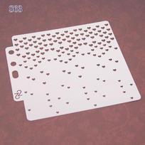 Paprastumas 14,1*13cm Albumas Amatai Trafaretai Scrapbooking White Painting PET Plastic Painting Trafaretas 1 vnt Reljefiniai trafaretai S63
