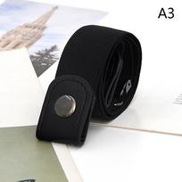 Women Elastic lazy belt ladies no buckle belt jeans dress elastic belts female