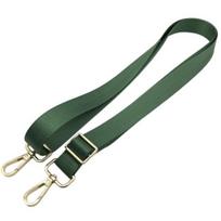 Spalvingas krepšio petnešėlį su karabinu, reguliuojamas, praplatintas, vieno peties, crossbody žalia
