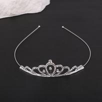 Moterų saldaus vėjo princesės Tiara gimtadienio vakarėlio karūna pasirodymo vakarėliui gray