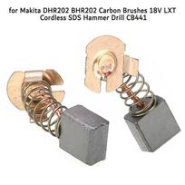DHR202 BHR202 Angliniai šepetėliai 18V LXT Akumuliatorinis SDS perforatorius CB441 1 Pair