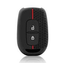 Skirta Dacia Duster Spring Logan Sandero Stepway Lodgy Skirta Renault Scenic Master Dokker Duster Silikoniniam automobilio rakto dėklo dangtelio raktų pakabukas raudona