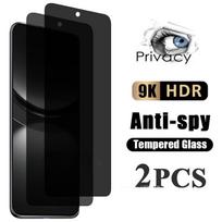 2 vnt. Anti-Spy Privacy grūdintas stiklas Huawei Nova 12 Lite 11 SE 11i 8i 7i 5T Y9 Prime 2019 Y8P Y7P Y6P Y8S ekrano apsauga Huawei P20 Lite