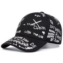 Madinga XX Grafiti Spausdinimo Beisbolo Kepuraitė Lauko Unisex Gatvės Hip Hop Kepurės Laisvalaikio Trucker Kepurės Žvejybos Kepurė juoda