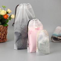 1pcs Waterproof Clear PVC Makeup Bag Women Men Drawstring Travel  Toiletry Cosmetic Bag Organizer Set Pouch Case S