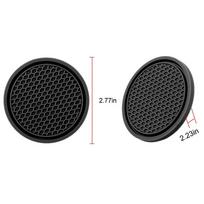 2pcs Car Cup Holder Anti-Slip Coasters Premium PVC Car Coasters Universal Fits Perfectly For Most Cup Car Interior Accessories juoda