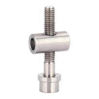 M5x30/35/40mm Titano lydinio dviračio sėdynės stiebo varžtas Apvalios galvutės varžtas (Vaivorykštės M5x30)