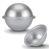 8cm pusės rutulio pyrago forma Aliuminio pusrutulio pyrago forma Bikini torto deserto pudingo kepimo forma gray
