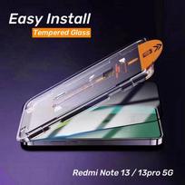 Grūdintas stiklas, skirtas Xiaomi Redmi Note 13 5G 14 Note13 Pro 5G / Note 12 Pro+ 13pro Apsauginis vienu paspaudimu lengvai užklijuojamas ekrano apsaugas Redmi Note 13 5G gryna