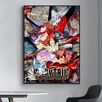 FAIRY TAIL Poster Fancy Poster Wall Sticker Canvas Painting for Living Room Bar Vintage Decorative Painting 21cm×30cm NoFrame
