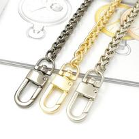 120cm Nerūdijančio Plieno Rankinės Grandinėlė Dirželis Rankena Pečiui Crossbody Rankinei Krepšiui Metalinis Pakeitimas auksas