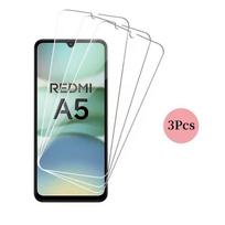 3 vnt. Grūdinto stiklo ekrano apsauga Redmi A5 Grūdintas stiklasHD Apsauginė telefono plėvelė RedmiA5 Xiaomi POCO C71 gryna