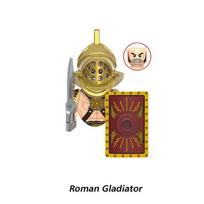 Viduramžių Romėnų Kareiviai Gladiatus Lankininkas Graikų Sunkioji Pėstininkija Templierių Riteriai Mini Surinkimo Modelis Statybiniai Blokiniai Vaikų Žaislai