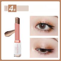 2 viename Pearly Highlighter akių šešėlių lazdelė makiažas vandeniui atsparus ilgai išliekantis blizgantis akių šešėlis Akių pieštukas Stick akių makiažas Kosmetika 04#