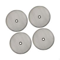 4 French Press keičiami filtrai, nešiojami ir praktiški nerūdijančio plieno tinkleliai, daugkartinio naudojimo Diameter 10.2cm