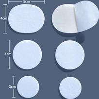6/60 vnt. lipnių batų lopų batų šonų pažeidimams taisyti, pamušalo skylėms užtaisyti ir kulno nusidėjimui sportiniuose batuose lopyti 6pcs/set balta