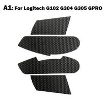 Logitech G102 G305 G304 G402 G900 pelės neslystančios juostelės prakaitui atsparūs padėkliukai as the picture