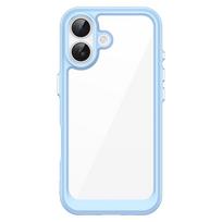 iPhone 17 dėklas Apple iPhone 17 Air iPhone 17 Pro Max dangtelis TPU Skaidrus PC + Silikonas Atsparus smūgiams Apsauginis telefono dėklas iPhone17 Air