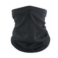 Kvėpuojantis greitai džiūstantis kaklo movas: Lauko dviračių veido kaukė ir tinklelio kaklo mova skara 25*37 cm juoda