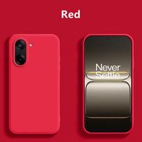 For OnePlus Ace 5 Racing Case For Case for OnePlus Ace 5 Racing Liquid Silicone TPU Shockproof Case for OnePlus Ace 5 Racing OnePlus Ace 5 Racing raudona