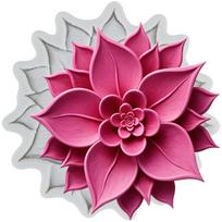Lotus Flower Silicone Molds Lotus Fondant Mold Cake Decorating Tools Cupcake Topper Chocolate Candy Craft Gum Paste Polymer Clay pilka spalva