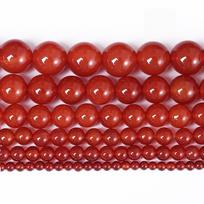 Red Agates Stone Natural Round Beads 15 Strand Smooth Loose Spacer Beads 4/6/8/10/12mm for Jewelry Making DIY Bracelets Accessories Dia 4mm