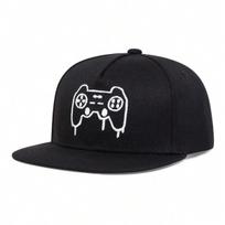 Children GamePad Embroidery Street Dance Hip Hop Baseball Hat Flat Caps Spring Autumn Outdoor Leisure Hats Travel Accessories for Boys Girls juoda
