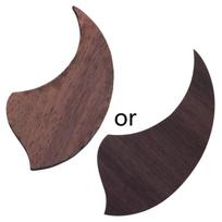 Apsauginė plokštelė nuo įbrėžimų ukulelei, lašo formos, rožmedžio skydelis, nešiojami ukulele priedai ukulele grotuvui brown