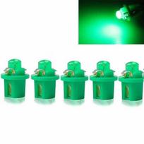 5vnt/1vnt T5 B8.5D 1SMD LED automobilio LED prietaisų skydelio prietaisų skydelio matuoklis prietaisų skydelio lemputė 12V 5Pcs žalia