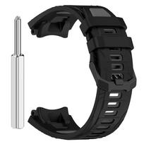 Silicone Watchband for Huami Amazfit T-REX 3 Smart Watch Wrist Band Replacement T-Rex3 Bracelet Belt Accessories With Tool Amazfit T-REX3 juoda pilka spalva