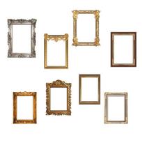 Senovinis nuotraukų rėmelio lipdukas Retro sienos lipdukai Dekoratyvinis lipnus PVC sienos lipdukas namų biuro dekoravimui 1