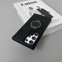 Šarvuotas magnetinis laikiklio dėklas Samsung Galaxy A56 A55 A36 A35 A16 A15 A54 NOTE 20ultra su slankiu kameros apsaugos smūgiams atspariu dangteliu For Galaxy A56 5G juoda