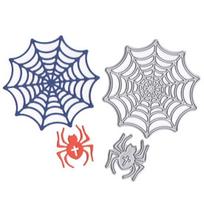 Helovino voratinklių pjaustymo formelės „pasidaryk pats“ iškarpų albumų kortelėms, įspaudimo trafaretas, forma