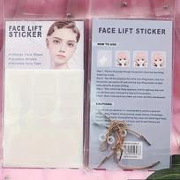 Invisible Face Lift Tape and Band Set, 18 Pcs Hypoallergenic Clear Lifting Patches with 4 Adjustable Elastic Straps, Instant Firming for Neck, Jawline 1set