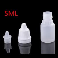 5ml/10ml/30ml/50ml Empty Plastic Squeezable Dropper Bottles Eye Liquid Dropper Eyes Drop Refillable 5ml