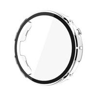 Grūdintas Stiklas+PC Dangtelis Huami Amazfit Active Max Dėklui Visapusiškas Ekrano Apsauginis Korpusas Amazfit Active Max Priedams skaidri