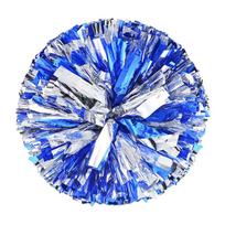 Fancy Cheerleader Pom Poms Dance Party Decorator Club Sport Supplies Cheerleading Cheering Ball mėlyna/sidabras