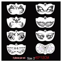 Children's Face Painting & Body Art Stencils - DIY Graffiti Tracing Board gray