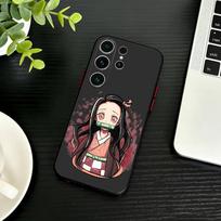 Nezuko S-Kamado Phone Case For Samsung S26,S25,S24,S23,S22,S21,S20,Ultra,Plus,FE Black Soft Cover Samsung S21 s305G