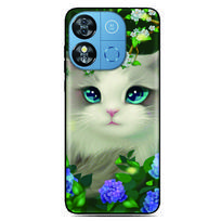 Katės Anime Telefono Dėklas Skirtas Blackview Wave 9C 8C 6C Shark 9 Color 8 Oscal C80 C70 C60 C30 C20 Pro Flat 2 1C 2C Tiger 13 12 Dangtelis Oscal Tiger 12 white