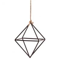 Geležinis Geometrinis Makramė Puodo Kišenė Sieninė Boho Kieme Namų Dekoras Sodininkystė Žalio Augalo Pakabinamas Stovas Oro Augalo Laikiklis Namų Dekoras black 6.3x6.3x8.3cm