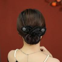 Twist hair clip, hairpin, hair accessory, lazy hair bun tool, female headdress juoda