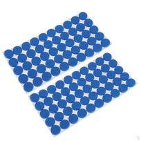 100 Pieces Multifunction Blue Self Adhesive Furniture Leg Table Sofa Feet Floor Non-slip Mat Rubber