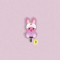 Stray Kids SKZOO Cute Character Acrylic Wall Hooks, Kpop Fans Decorative Adhesive Hooks, Kawaii Animal Hangers for Room, Bathroom & Kitchen CHANGBIN