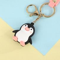 Lovely Penguin Doll Keychain Couple School Bag Pink Sweet Girl Heart Pendant Car Decoration Keychain onesize